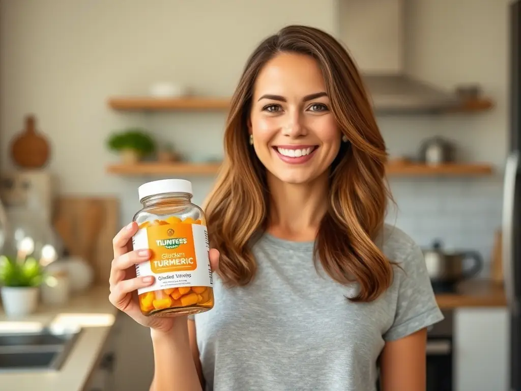 Premium Turmeric Gummies bottles